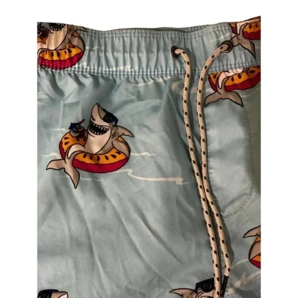 Billabong Good Times Men's Light Blue Shark Volley Shorts‎ Size XL - Picture 5 of 6